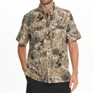 GameGuard Original Shirt Lightweight Quick-Dry Hunting Cactus Camo Men’s Sz LG